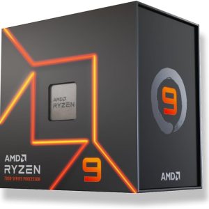 AMD Ryzen 9 7950X Processeur (Integrated Radeon Graphics,16 Coeurs/32 Threads,170W TDP, Socket AM5, Cache 80MB, jusqu'à 5.7 GHz Fréquence Boost, Pas de Ventilateur)