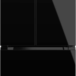 Cecotec Refrigerateur Congelateur 4 Portes Française Bolero CoolMarket FD 436 Black Glass E. Réfrigérateur 436L