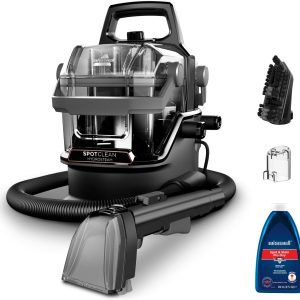 BISSELL SpotClean HydroSteam, Shampouineuse Canapé, Moteur Puissant de 1000W, Nettoyeur Vapeur avec Technologie HydroSteam, Nettoyeur pour Tapis, Moquettes, Meubles, Tissus, Voiture & Plus, 3689N
