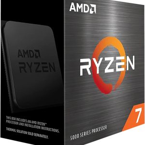 AMD Ryzen 7 5700X3D Processeur avec La Technologie 3D V-Cache (8 Cœurs/16 Threads, 105W TDP, Socket AM4, 100Mo Cache, Jusqu'à 4,1 GHz Fréquence Boost, Pas de Ventilateur)