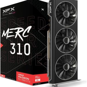 XFX Speedster MERC310 AMD Radeon™ RX 7900XTX Black Gaming Carte Graphique 24GB GDDR6, AMD RDNA™ 3 (RX-79XMERCB9)